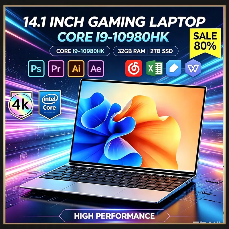Ssd 2Tb - Ultra Slim 14,1 Laptop Intel Core