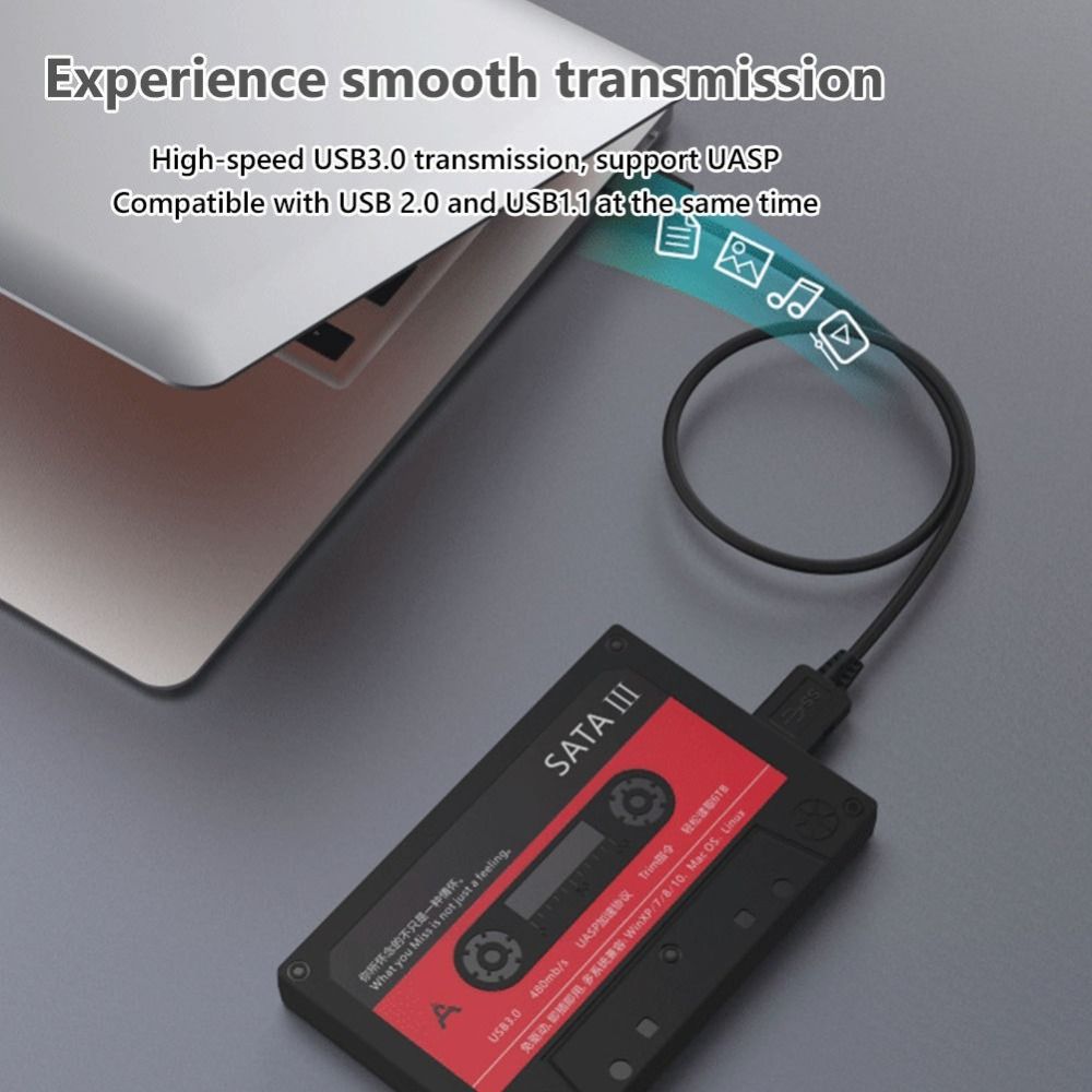 Sata Ssd - Neues 2,5-Zoll-externes Festplattengehäuse USB 3.0 Tragbares
