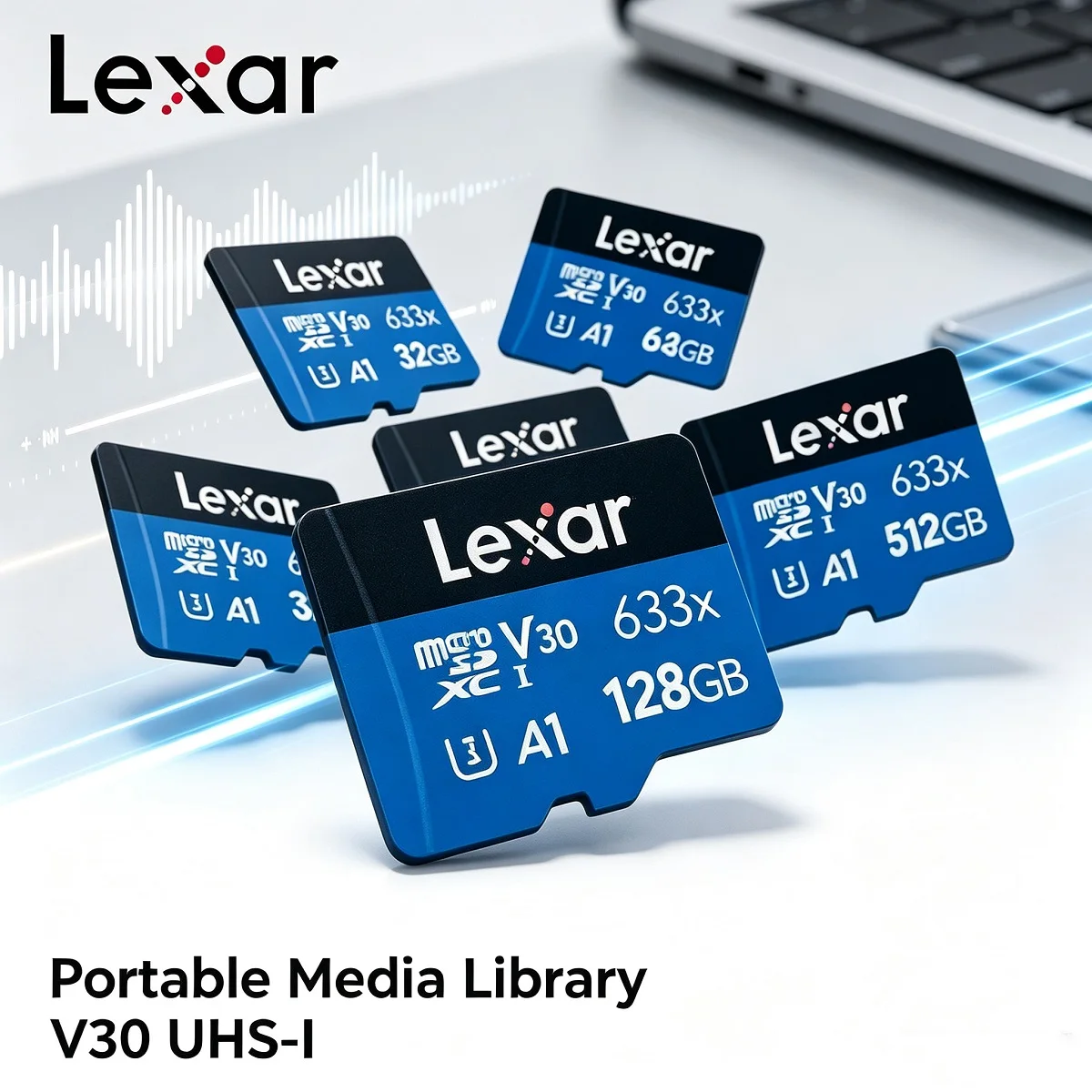 Memory Card Ssd - Lexar BLUE Series Hochleistungs-633x MicroSDHC MicroSDXC