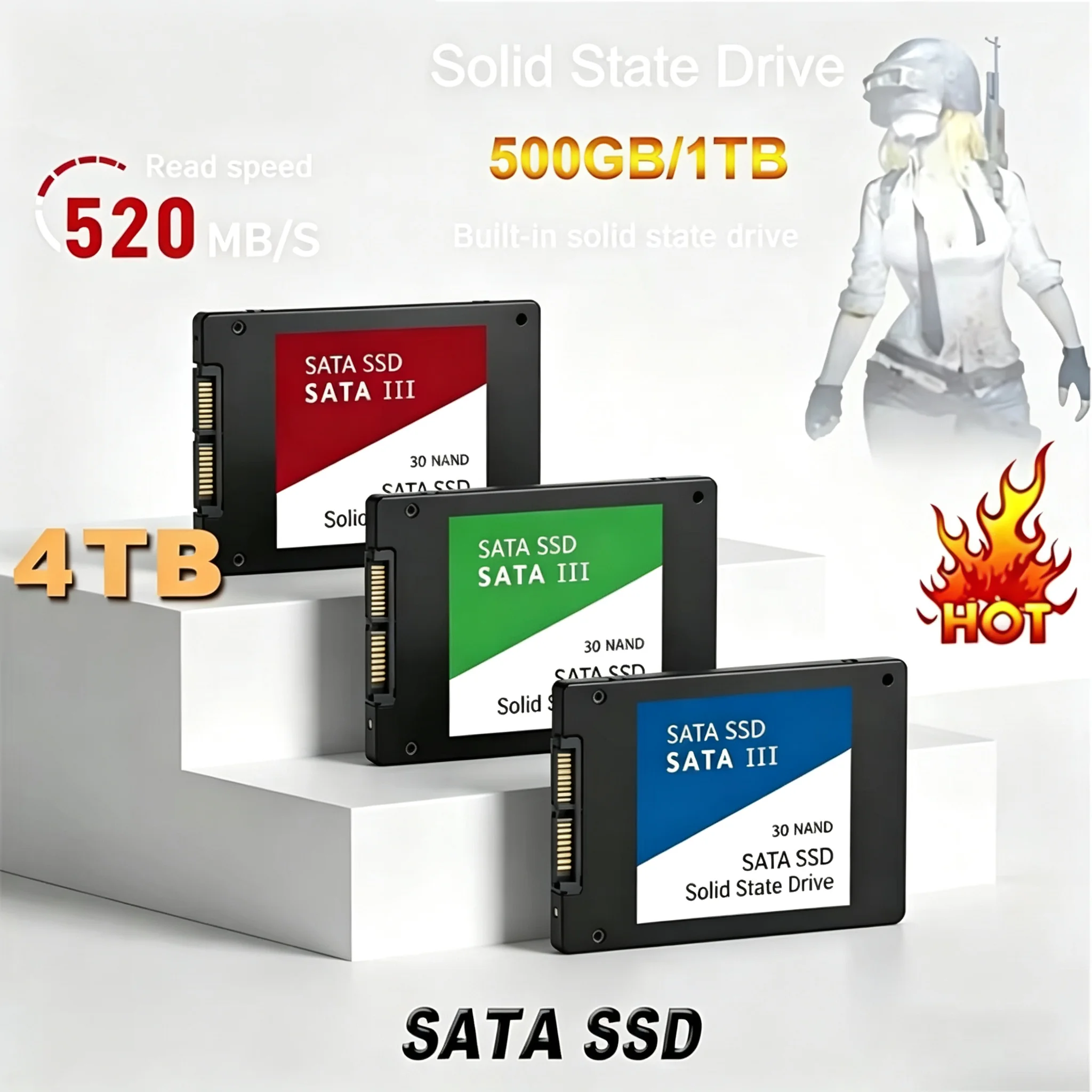 Hochgeschwindigkeits-500G 1TB  – Ssd 500Gb Bewertung und Preis