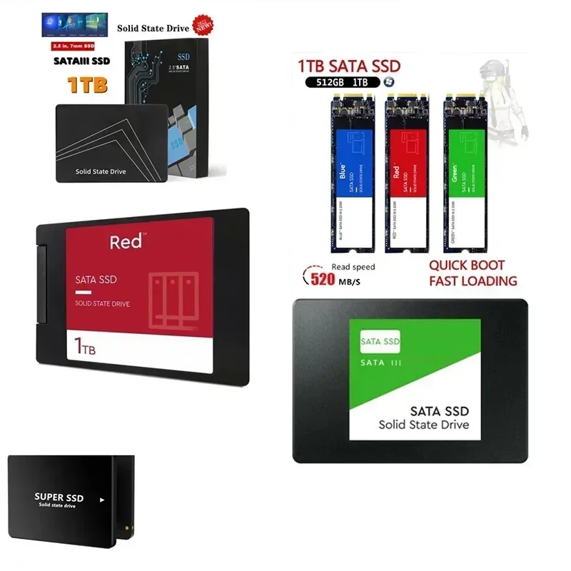Hochgeschwindigkeits-500G 1TB  – Ssd 500Gb Bewertung und Preis