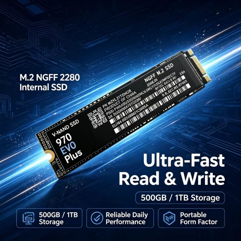 970 EVO Plus M.2 NGFF SSD TLC  – Samsung Ssd Bewertung und Preis